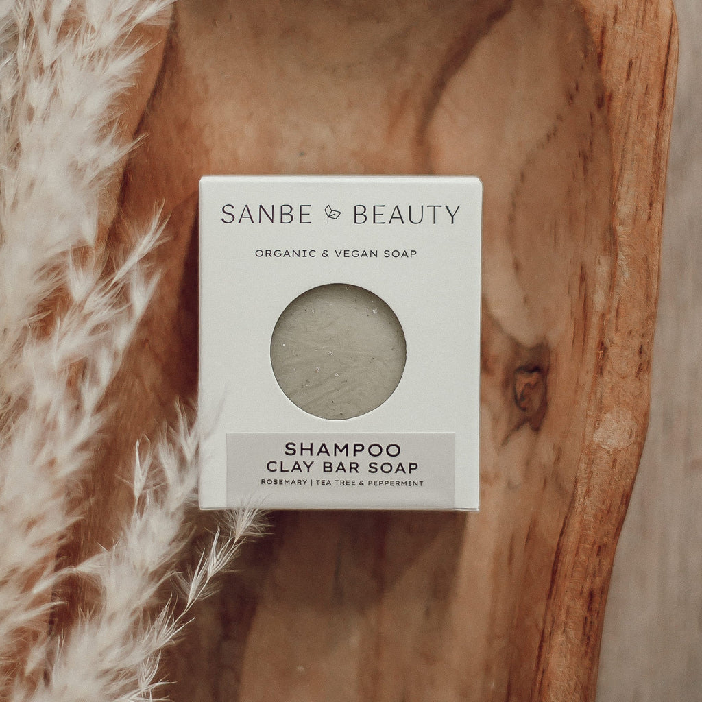 Organic Clay Shampoo Bar - Sanbe Beauty, LLC