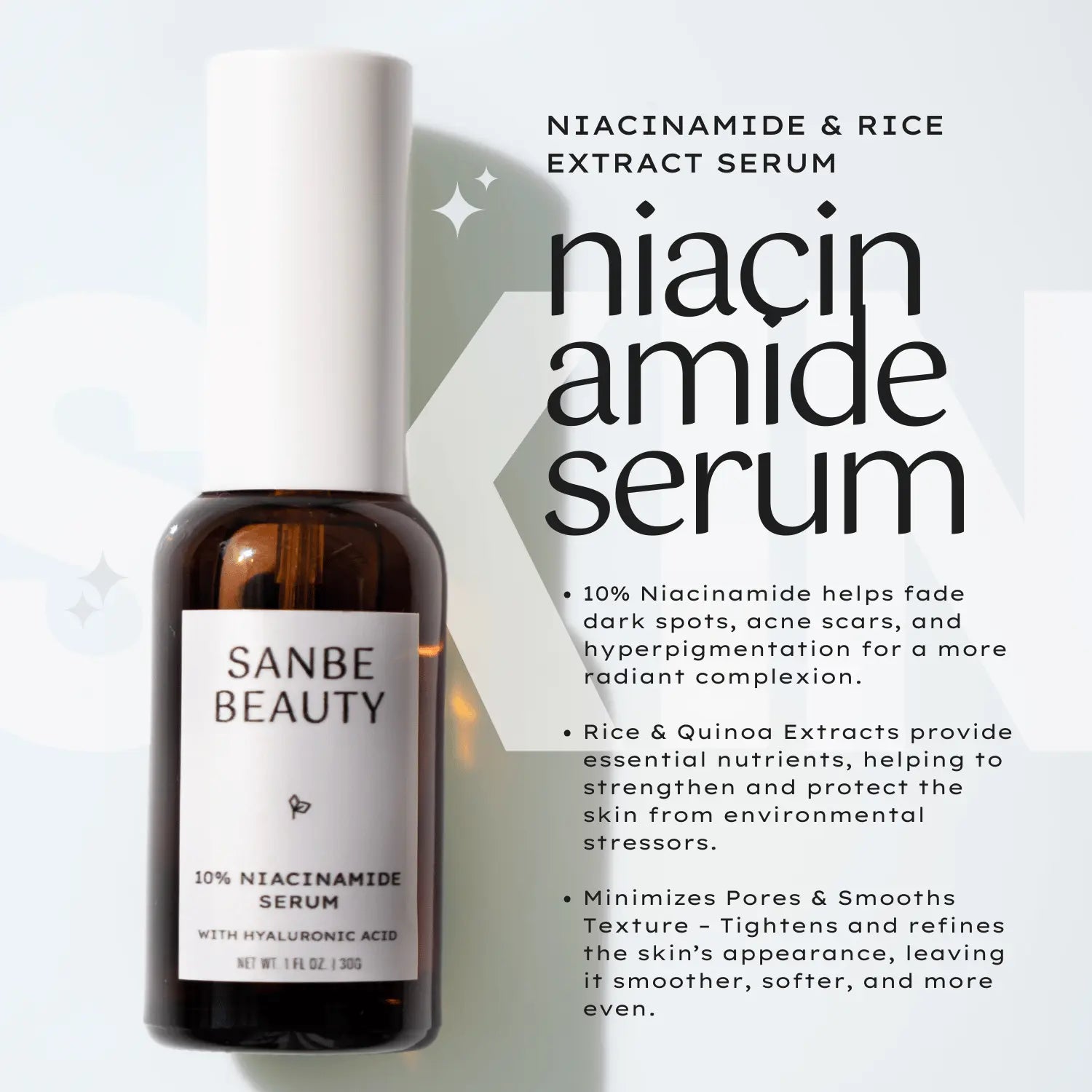 10% Niacinamide Serum Sanbe Beauty, LLC