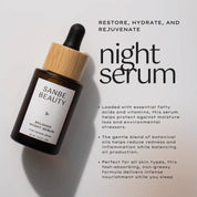 Balancing Night Oil for Oily and Uneven Skin - Beloved Serum [Night Oil] Sanbe Beauty