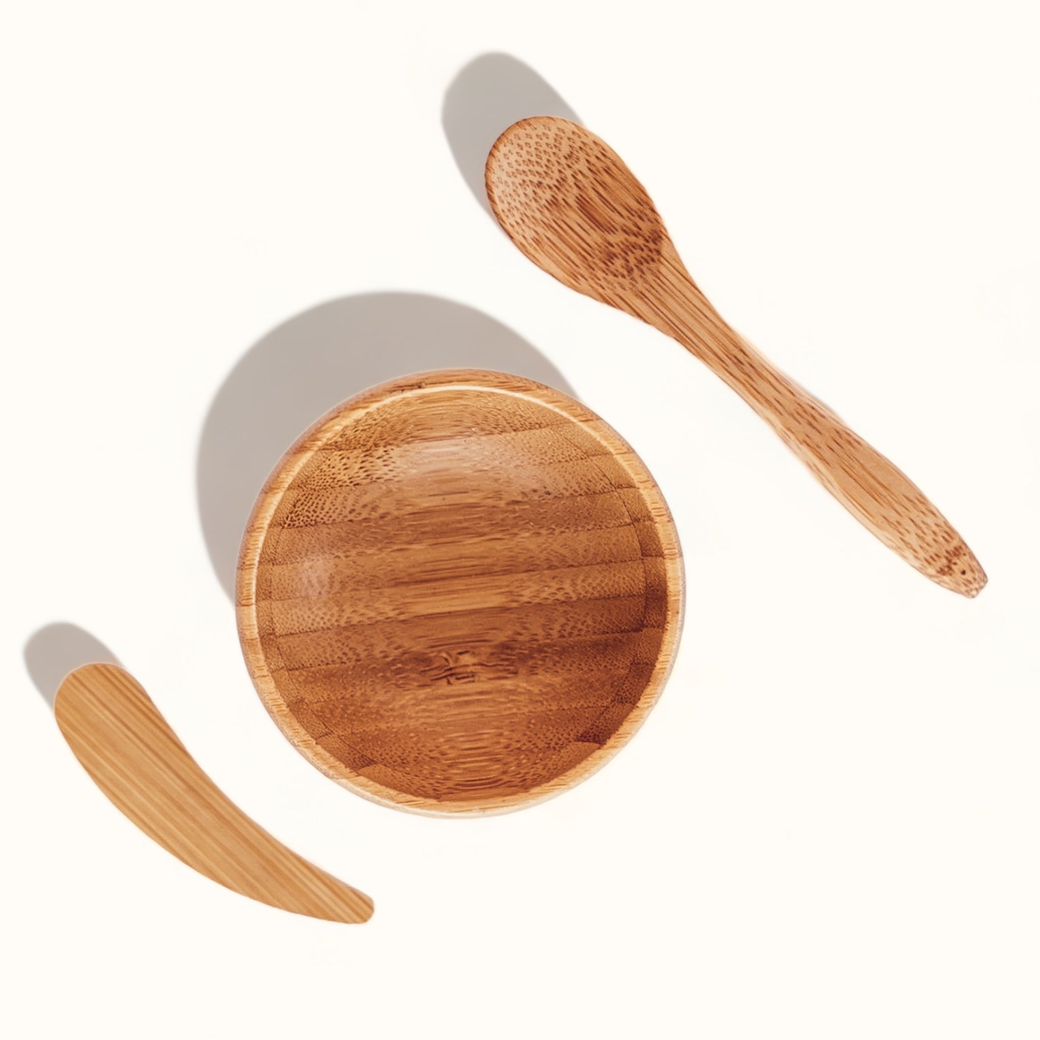 Bamboo Clay Mask Bowl Set
