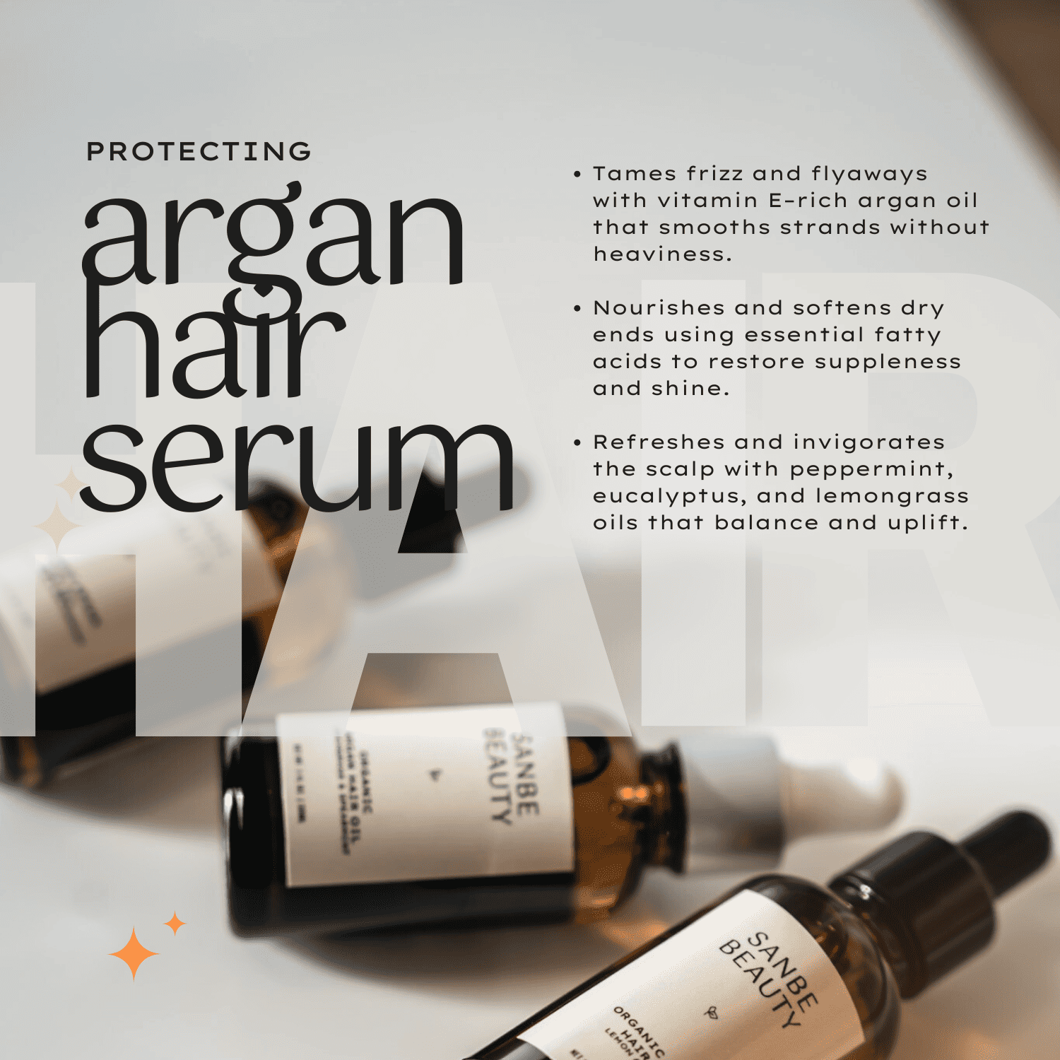 Organic Argan Hair Serum