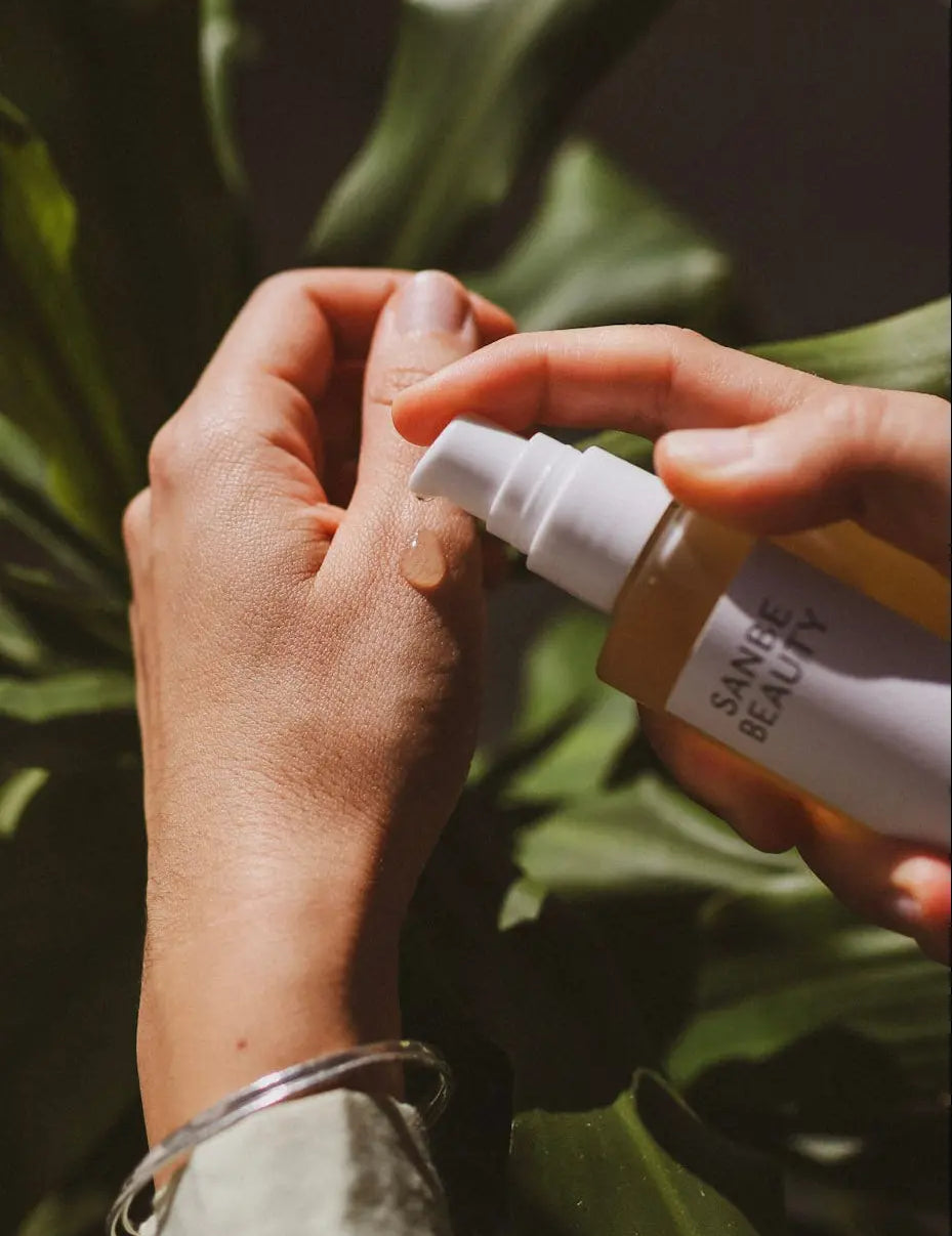 Sanbe Beauty fragrance-free cleansing oil – gentle makeup remover for sensitive skin