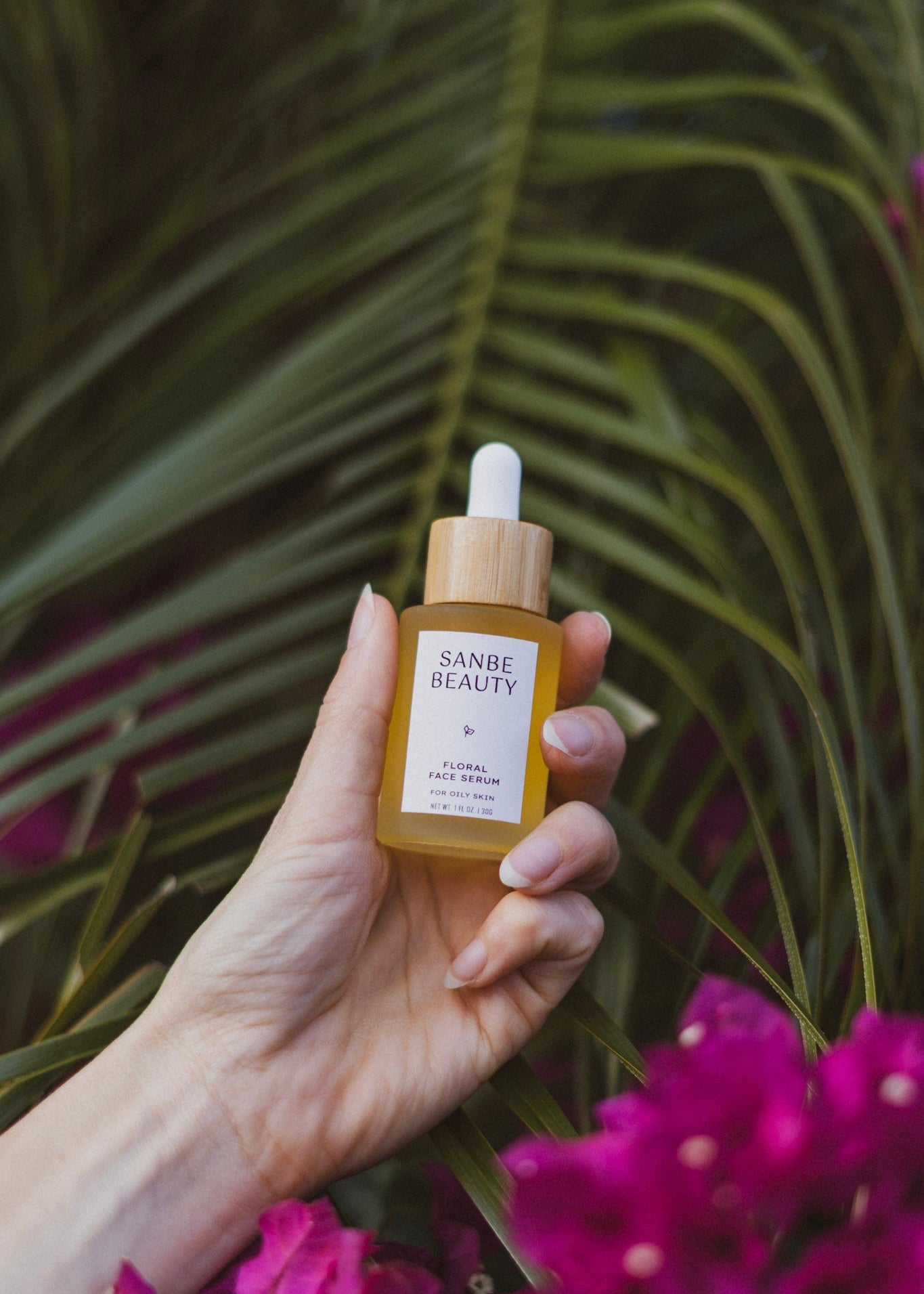 Organic Floral Face Serum - Oily Skin Sanbe Beauty