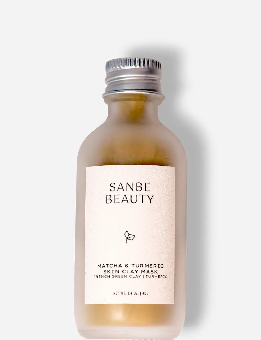 Radiance Clay Mask with Matcha and Turmeric – brightening antioxidant mask | Sanbe Beauty