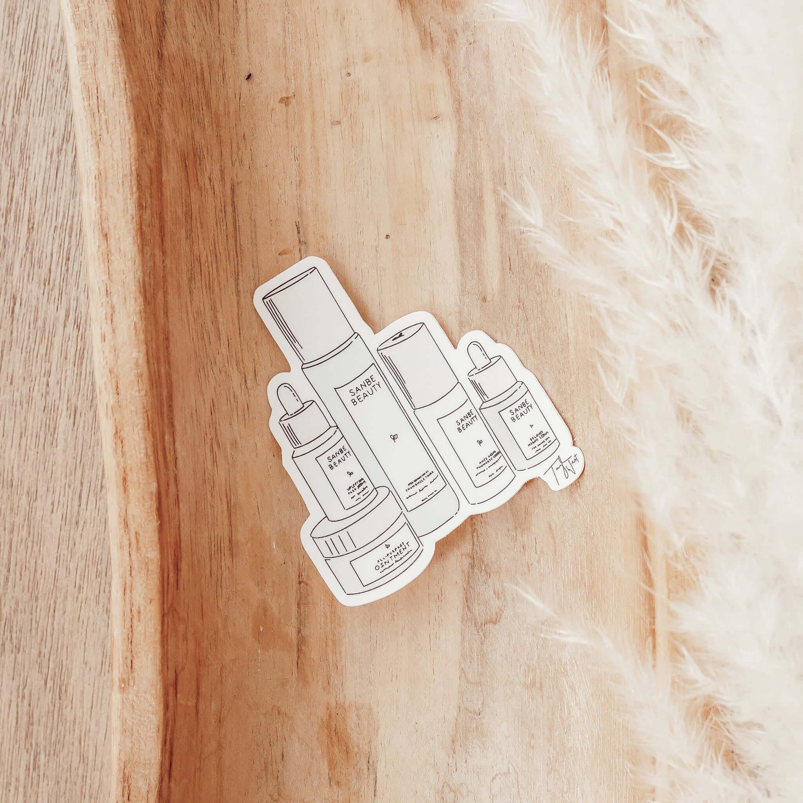 Skincare Set Sticker