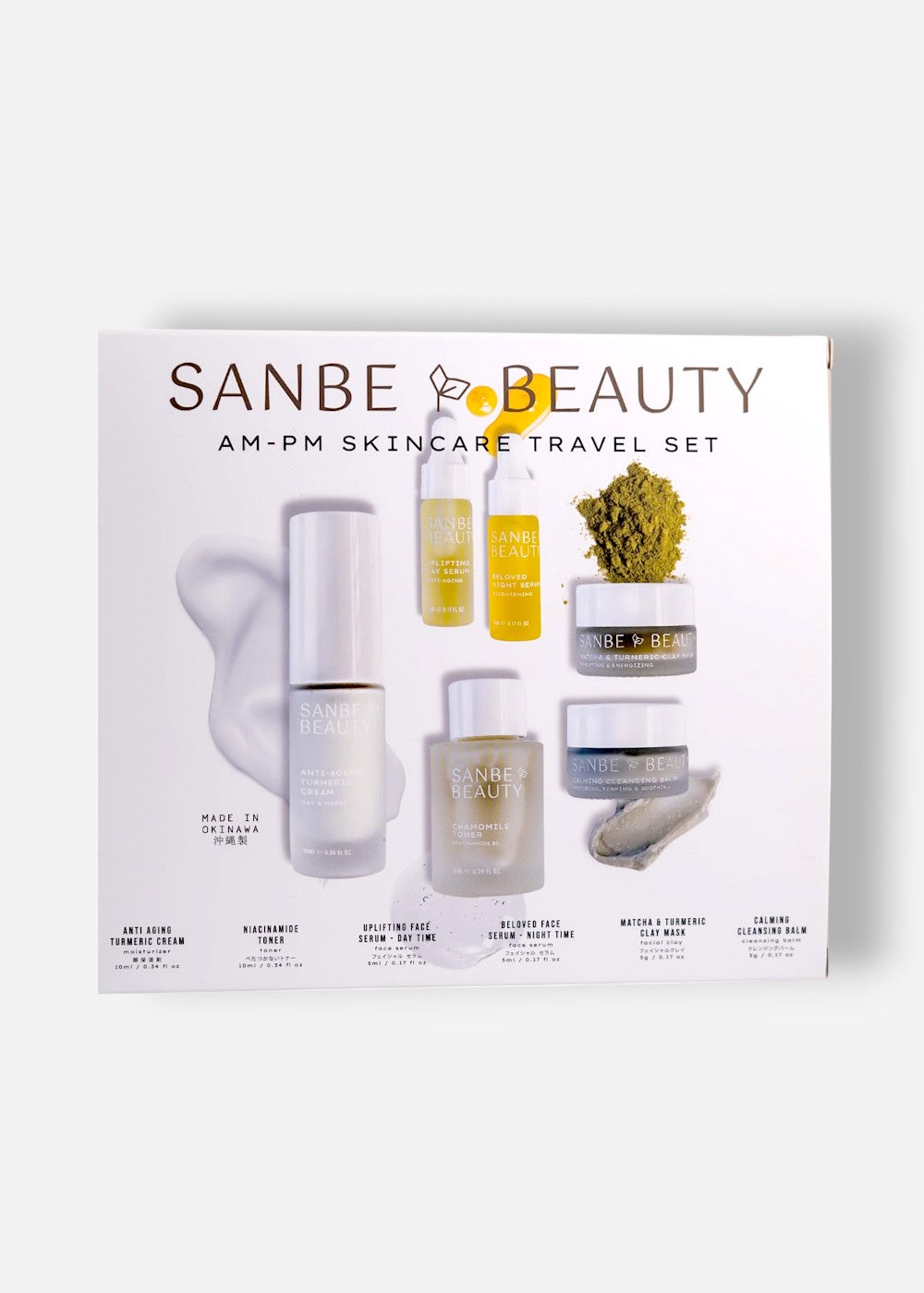 Travel / Sample Organic & Vegan Skincare Set Sanbe Beauty