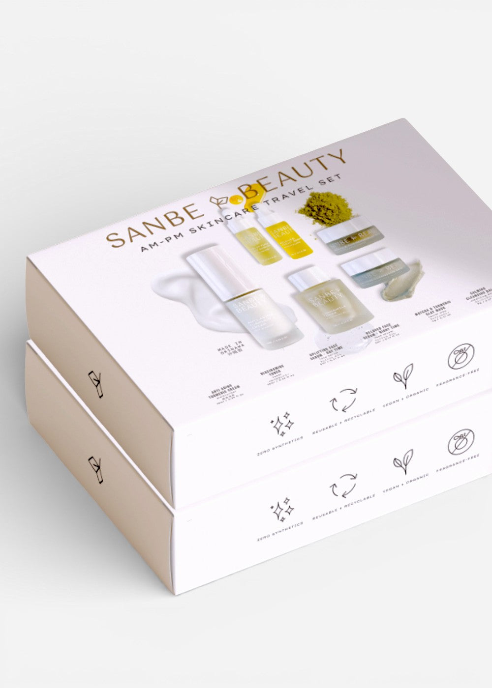 Travel / Sample Organic & Vegan Skincare Set Sanbe Beauty