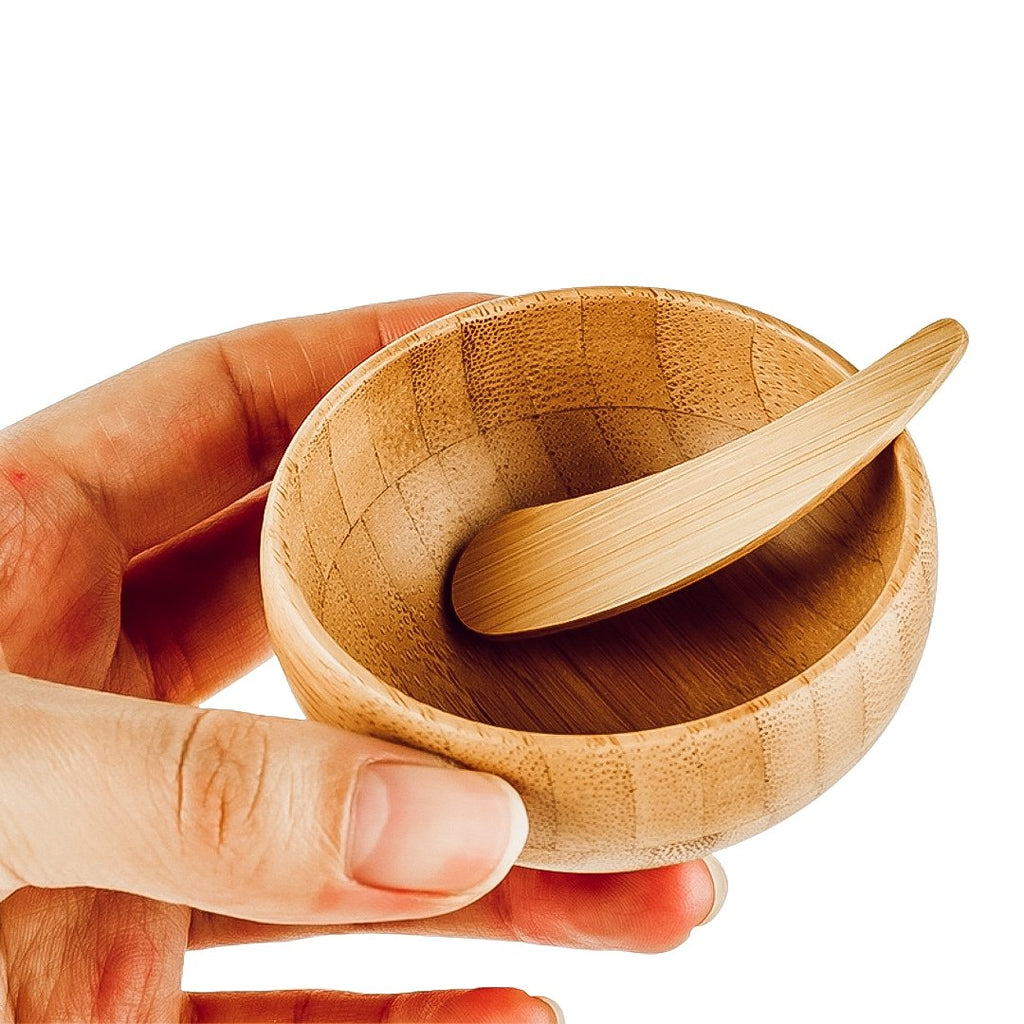 Bamboo Clay Mask Bowl Set - Sanbe Beauty, LLC