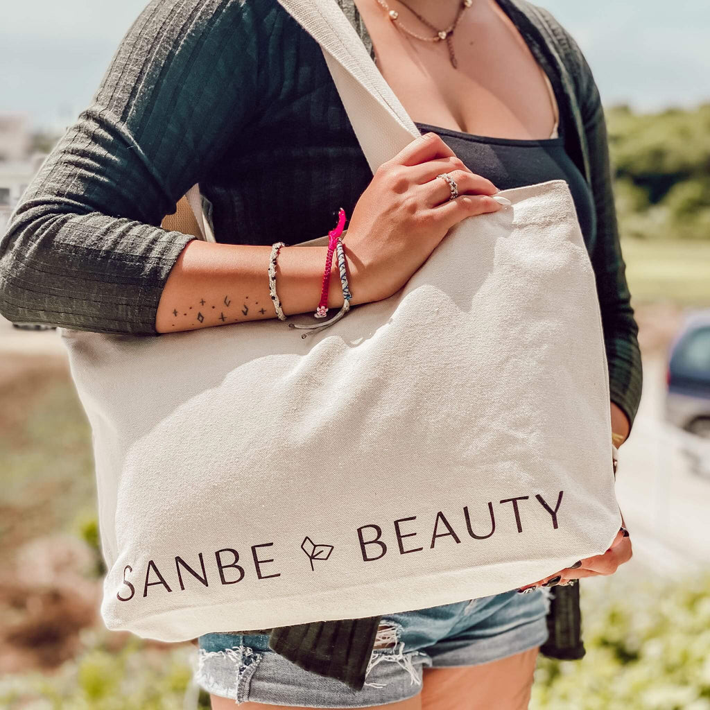 Cotton Tote - Sanbe Beauty, LLC