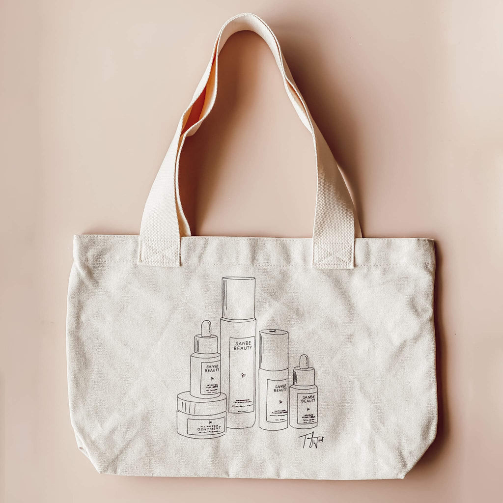 Cotton Tote - Sanbe Beauty, LLC
