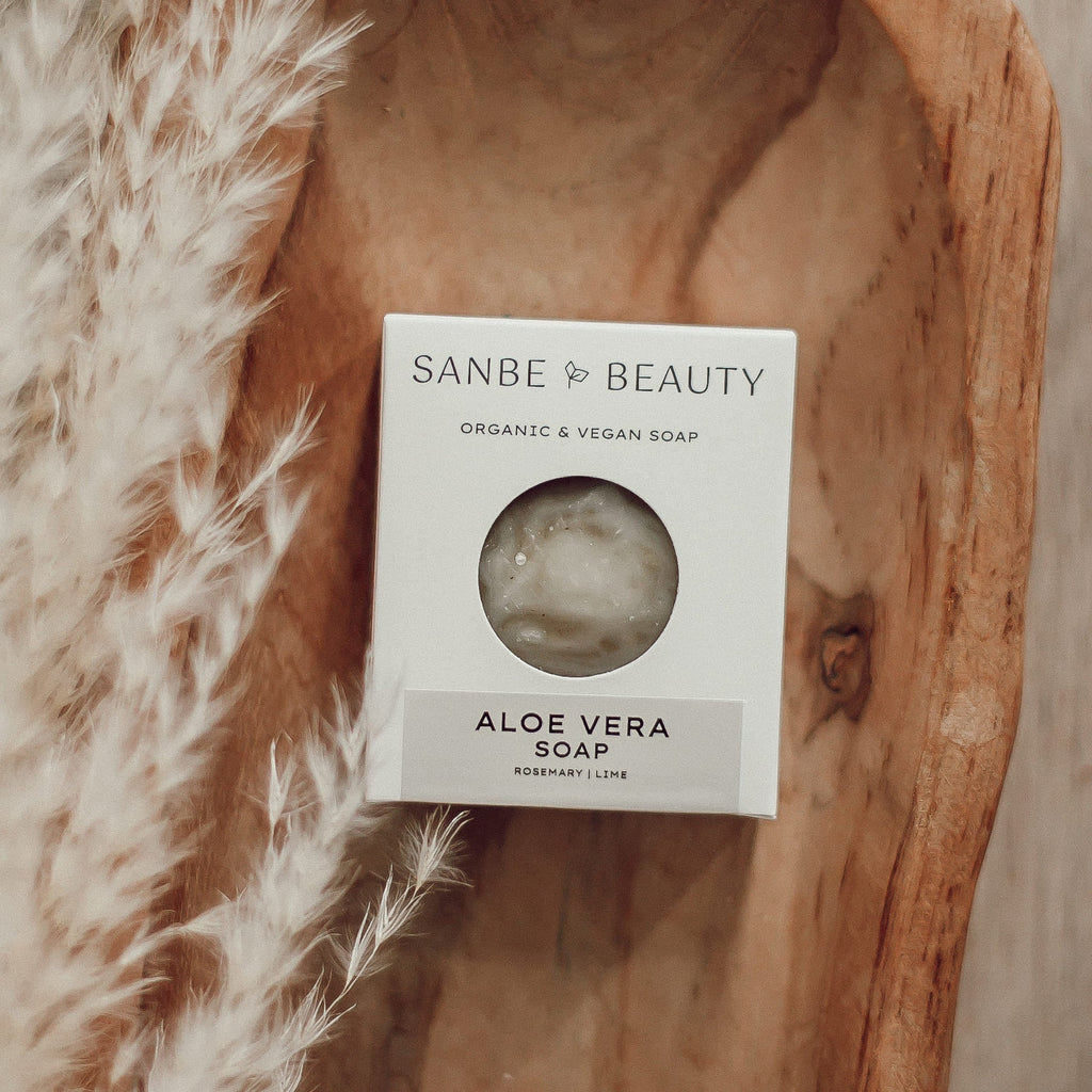 Organic Aloe Vera and Nettle Leaf Soap - Sanbe Beauty, LLC