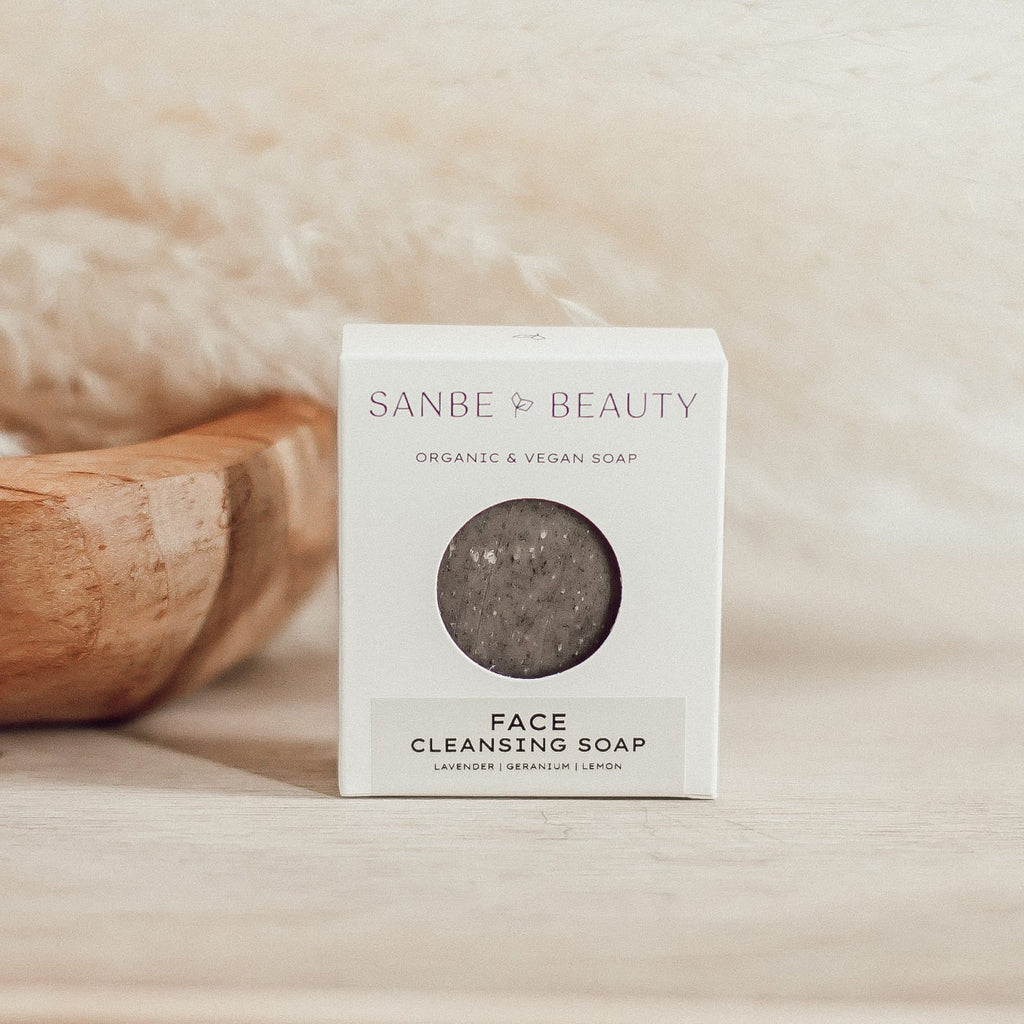 Organic Facial Cleansing Soap - Sanbe Beauty, LLC