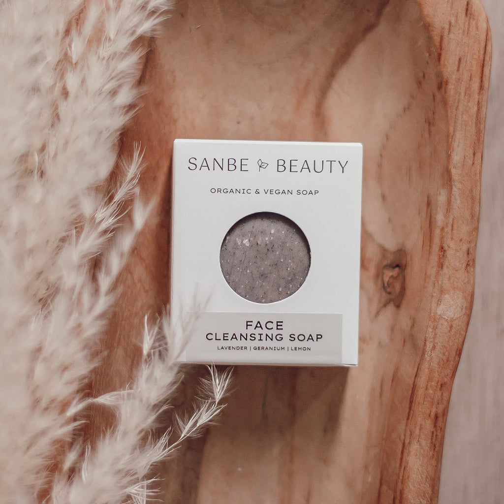 Organic Facial Cleansing Soap - Sanbe Beauty, LLC