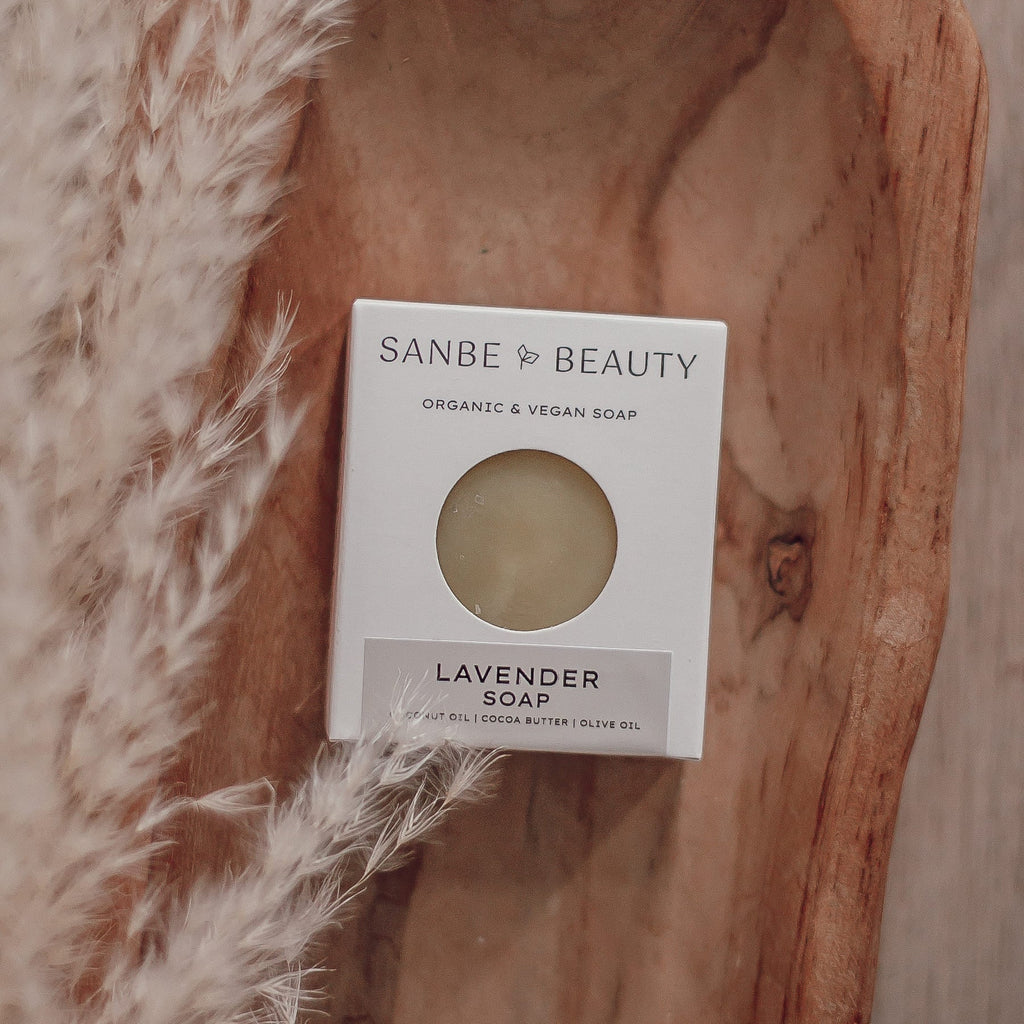 Organic Lavender Olive Oil Soap - Sanbe Beauty, LLC