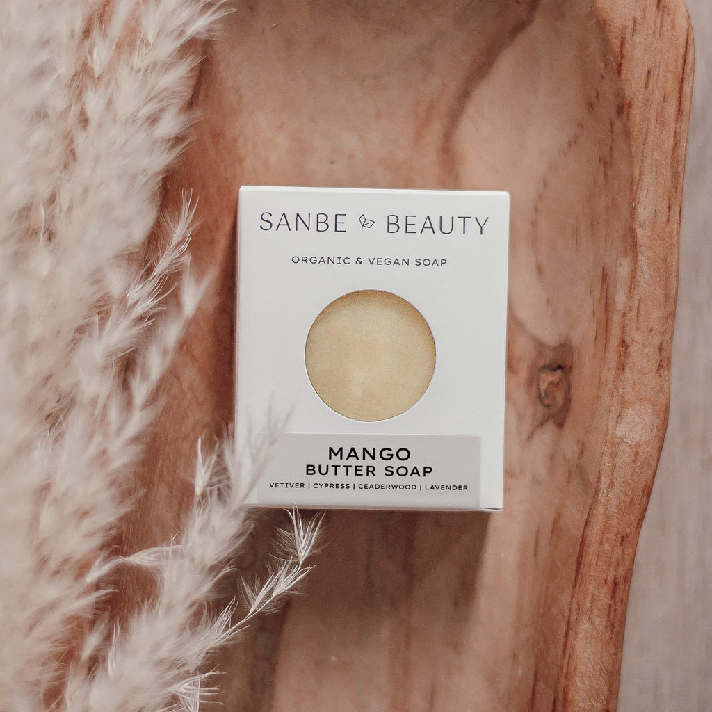 Organic Mango Butter and Sunflower Oil Soap - Sanbe Beauty, LLC