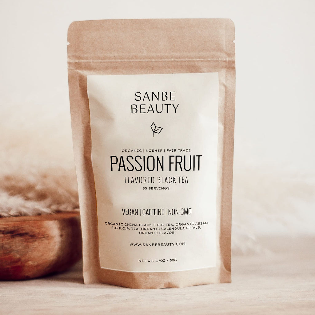 Organic Passion Fruit Tea [ Loose Leaf ] - Sanbe Beauty, LLC