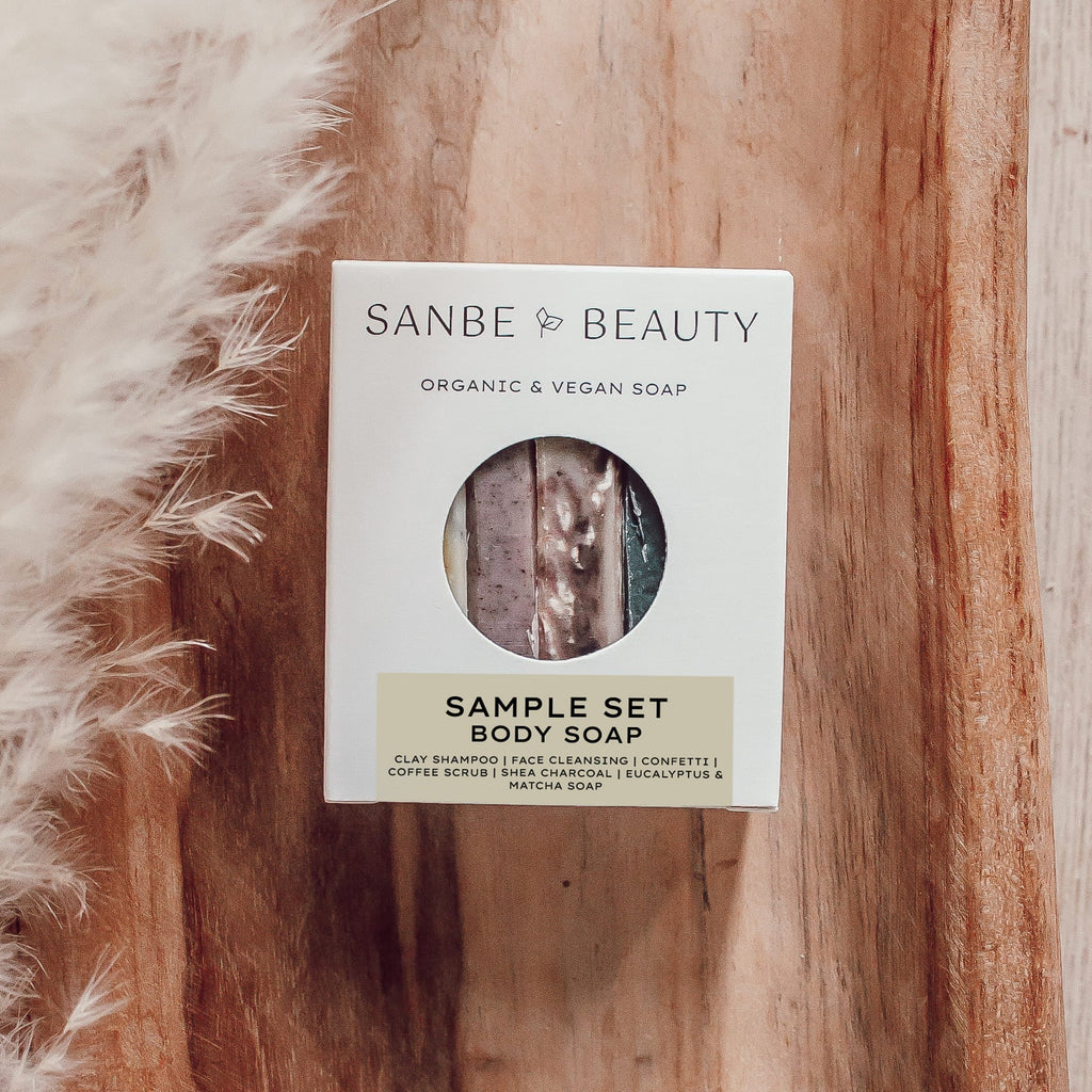 Organic Sample Soap Box - Sanbe Beauty, LLC