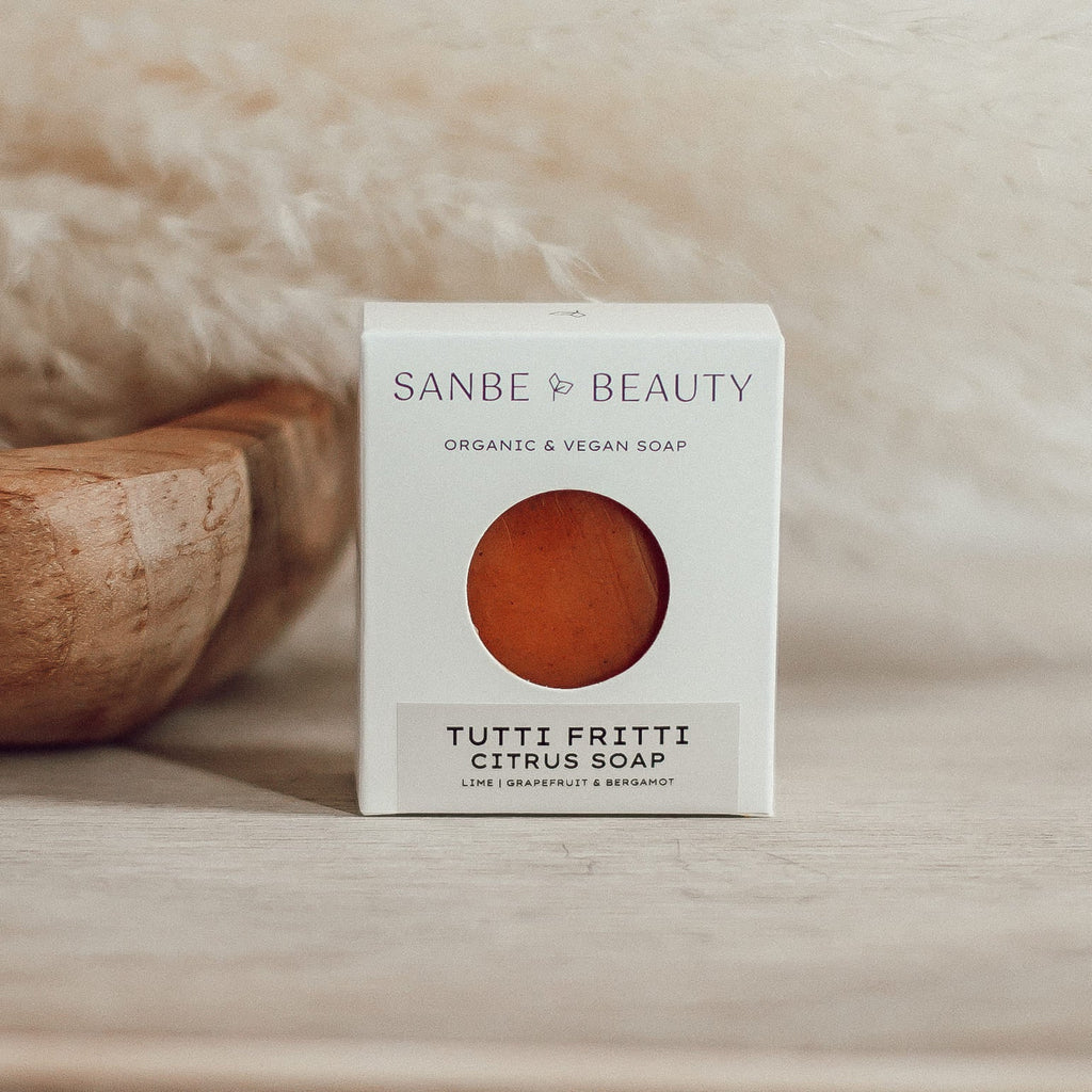 Organic Tutti Frutti Soap - Sanbe Beauty, LLC
